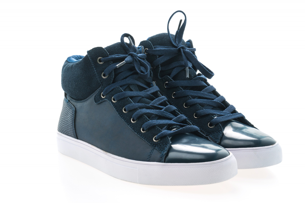 Boty jaro - modrá - velikost 39